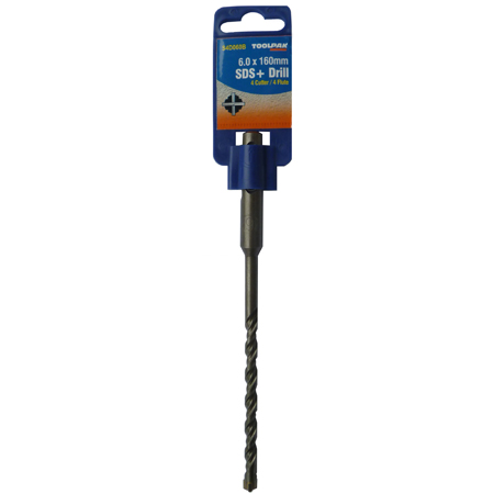 SDS Plus Masonry Drill Bit 6.0mm x 160mm High Performance Toolpak